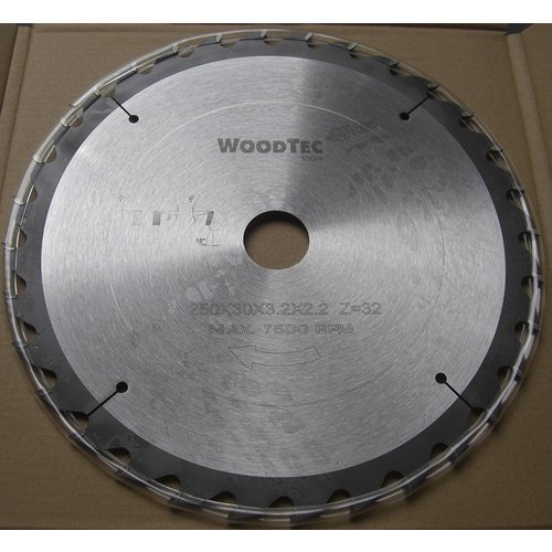 Пила дисковая столярная Ø400 х 50 х 3,6/2,5 Z32 WZ WoodTec