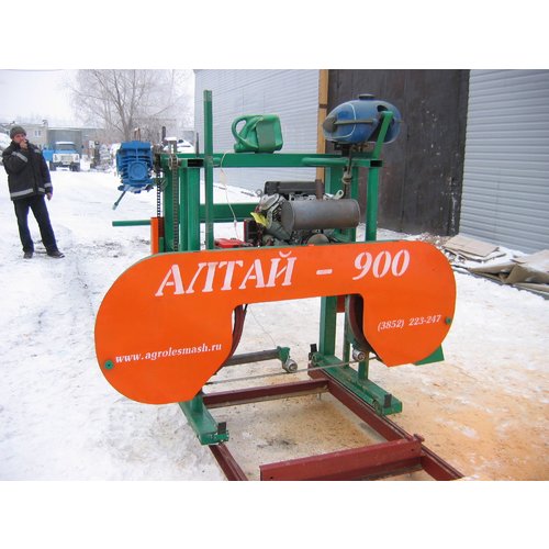 Горизонтальная лентoчная пилорaма Алтай 900А prof