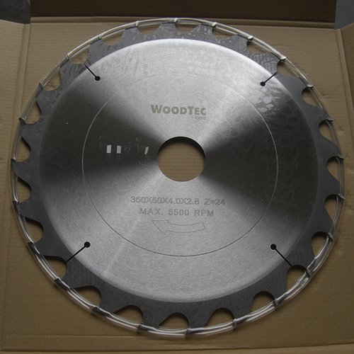 Пила дисковая столярная Ø350 х 50 х 4,0/2,8 Z24 WZ WoodTec